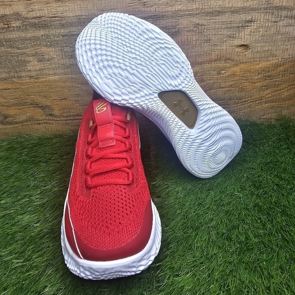 New Under Armour Curry Brand Curry Flow 8 'Chinese New Year' Sz 6Y - Picture 10 of 12